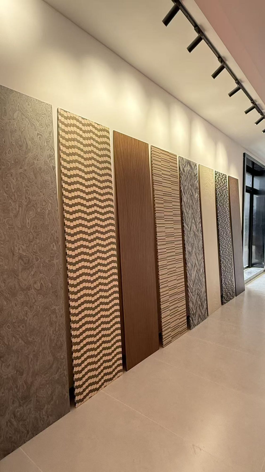 TENWELL veneer sample display area